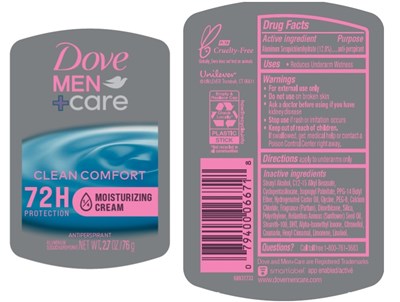 Dove Men Clean Comfort Ap (Dove Men + Care Clean Comfort 72h Antiperspirant)